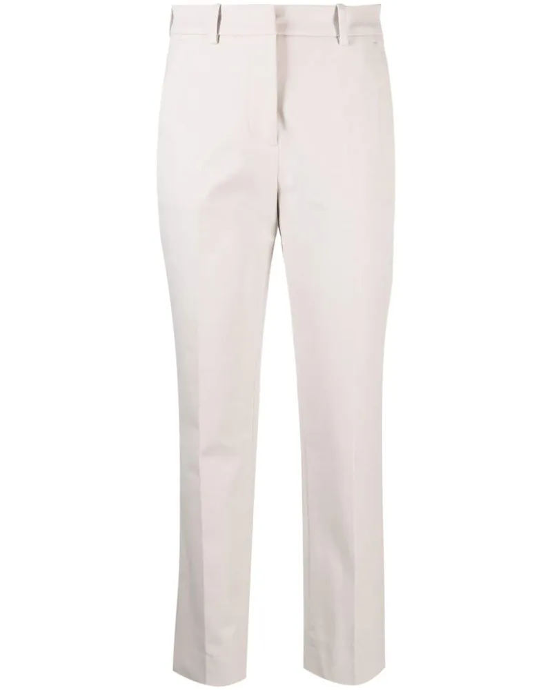 Calvin Klein Cropped-Hose aus Gabardine - Grau Grau