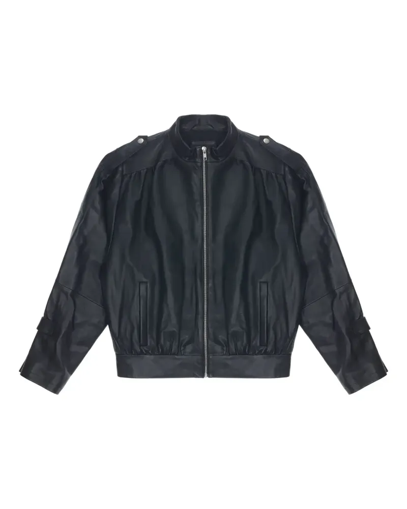 GIMAGUAS Oscar Lederjacke - Schwarz Schwarz