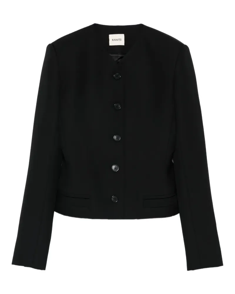 KHAITE Nara Jacke - Schwarz Schwarz