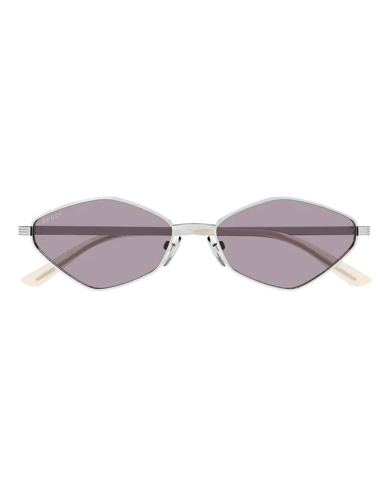 Gucci Geometrische GG2222S Sonnenbrille - Silber Silber