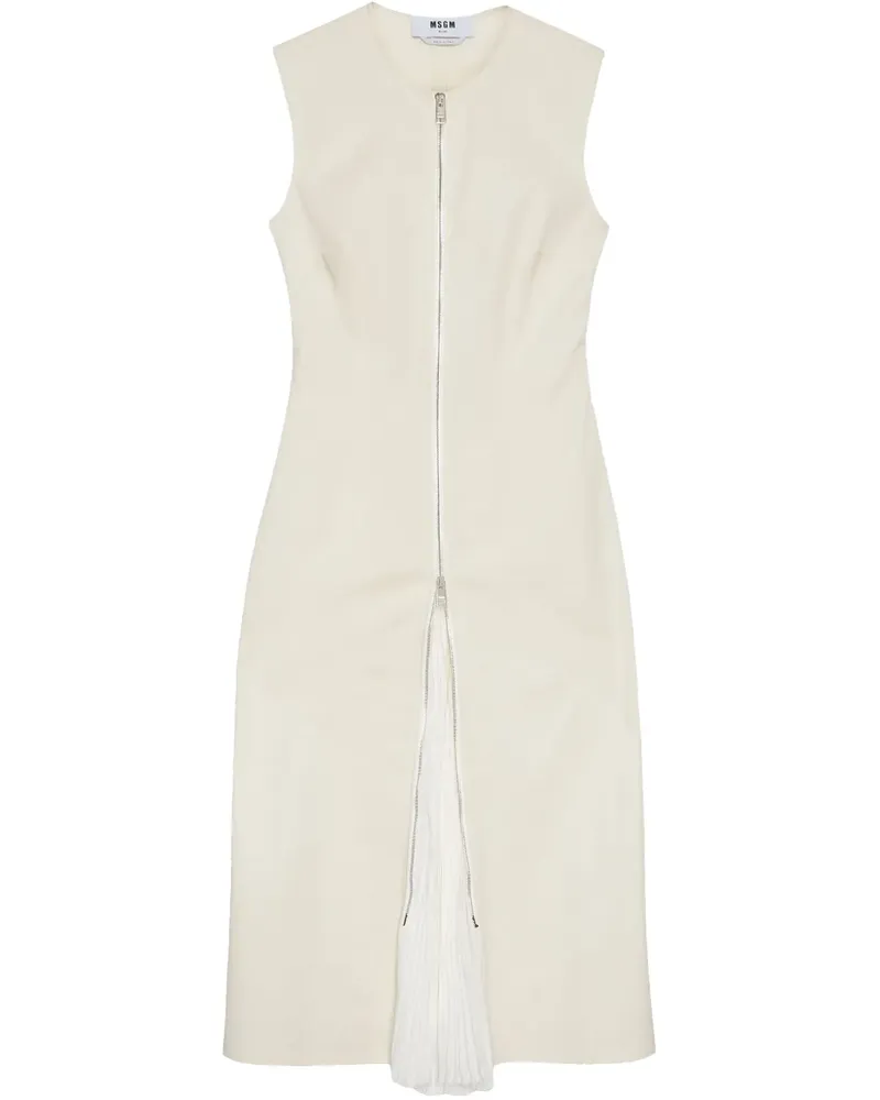 MSGM Ärmelloses Kleid - Nude Nude