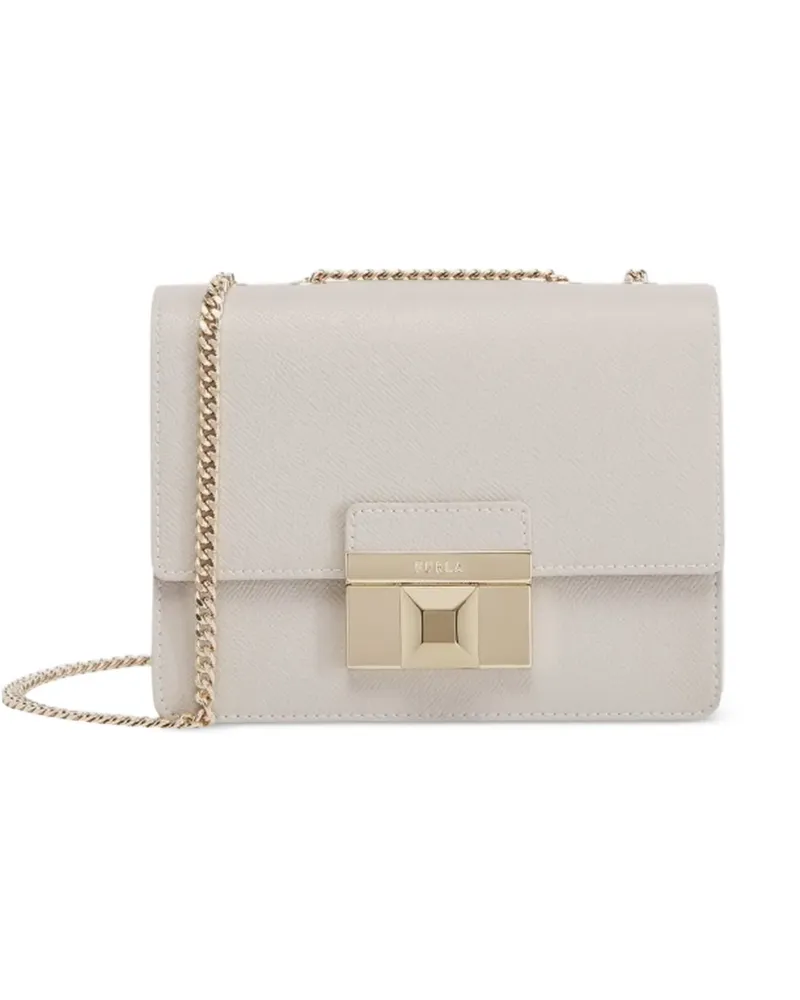 Furla mini Venere leather cross body bag - Nude Nude