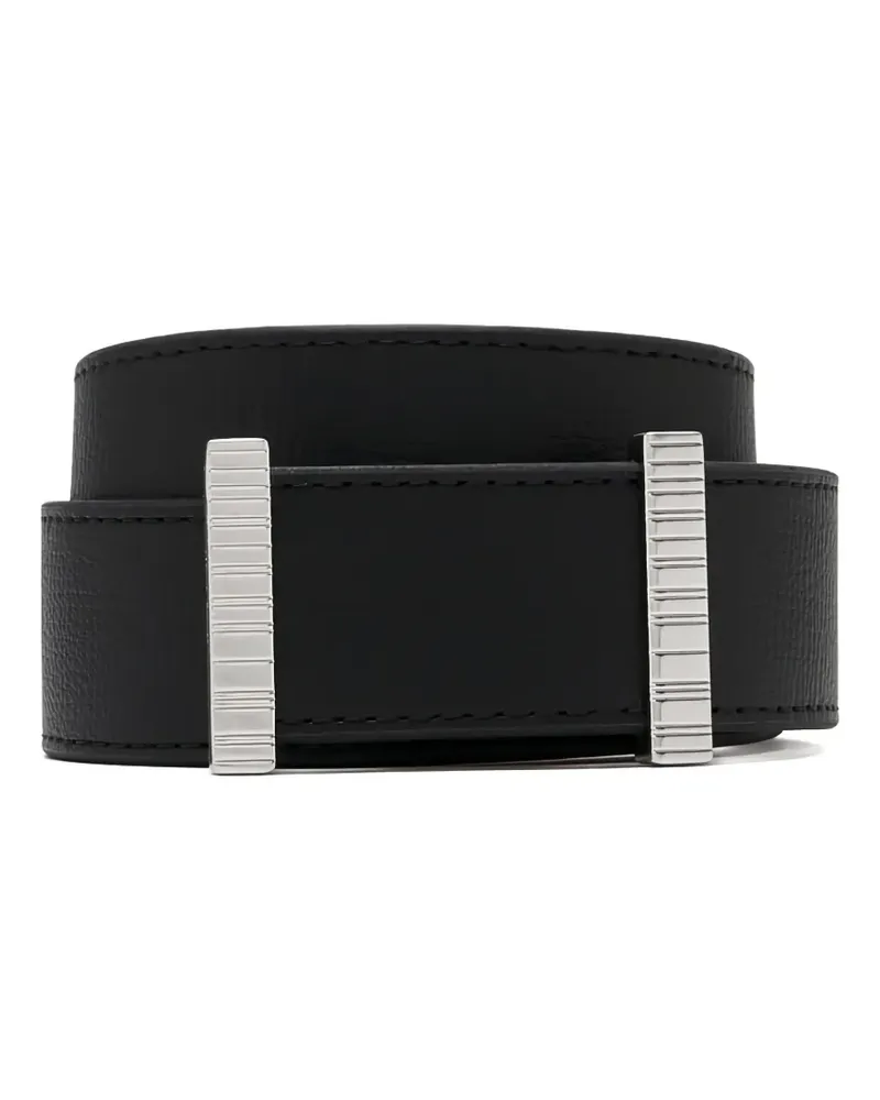 Paul Smith Gürtel mit gerippter Schnalle - Schwarz Schwarz