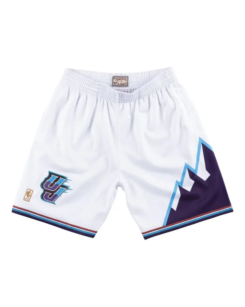 Mitchell & Ness NBA Swingman Road Shorts - Weiß Weiß