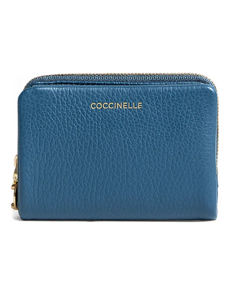 Coccinelle Portemonnaie mit Logo - Blau Blau