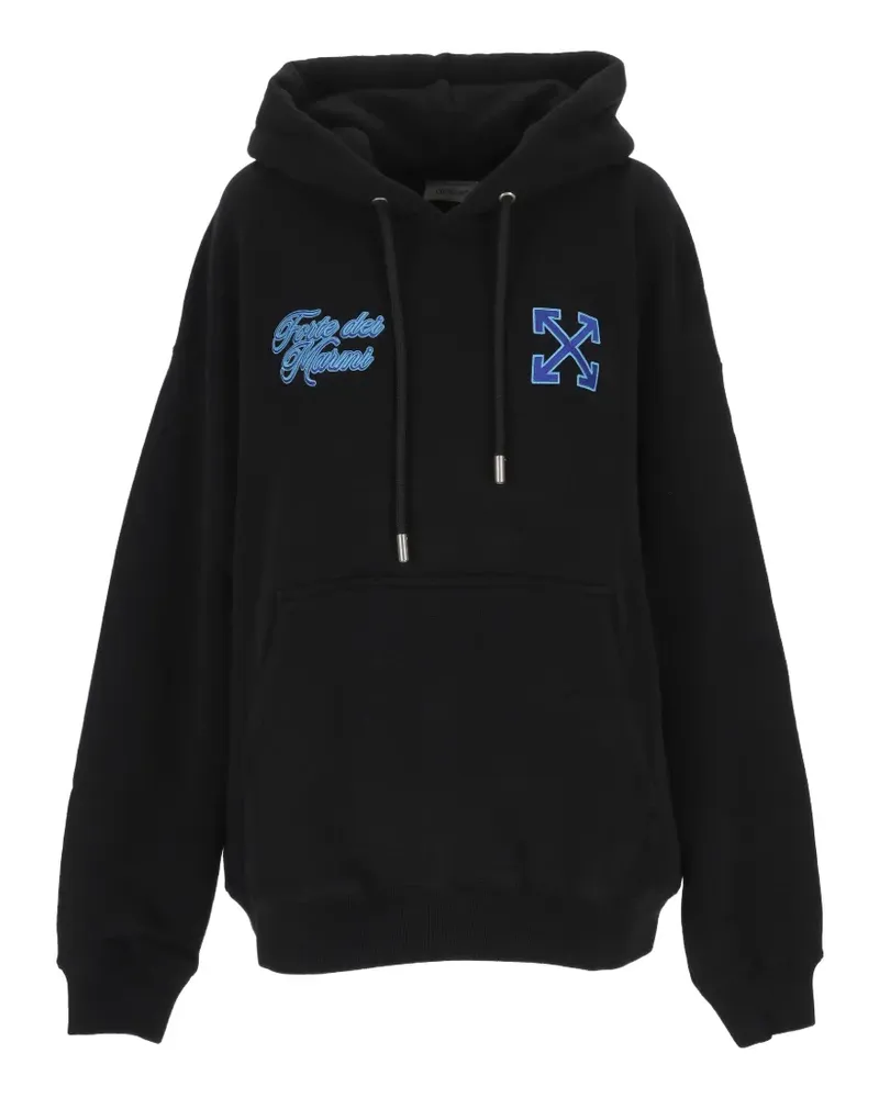 OFF-WHITE Arrows Hoodie mit Logo-Stickerei - Schwarz Schwarz