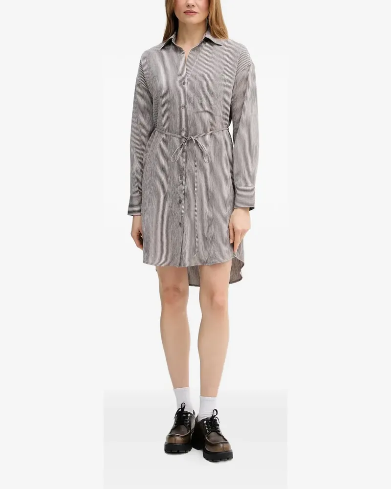 Marc O'Polo Gestreiftes Kleid - Braun Braun