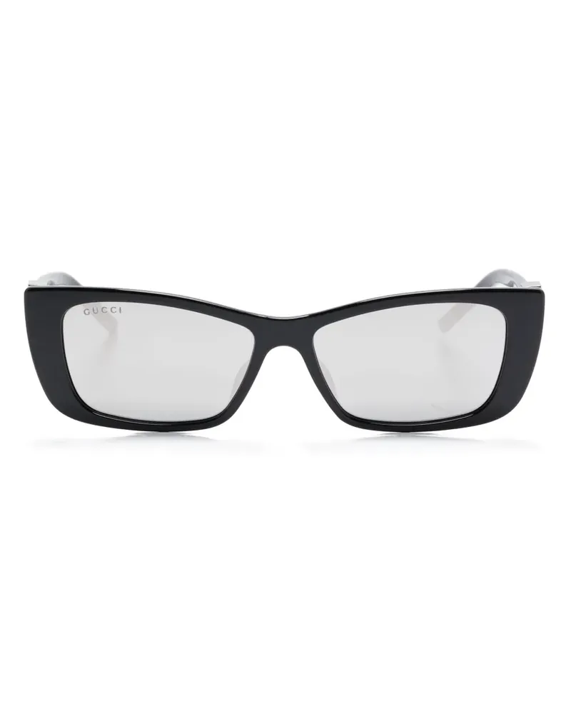 Gucci Sonnenbrille mit Cat-Eye-Gestell - Schwarz Schwarz