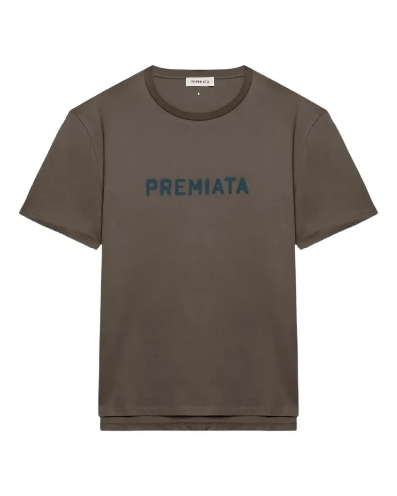 Premiata T-Shirt mit grafischem Print - Braun Braun