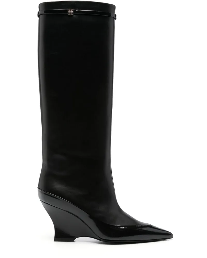 Givenchy Raven Stiefel aus Leder 80mm - Schwarz Schwarz