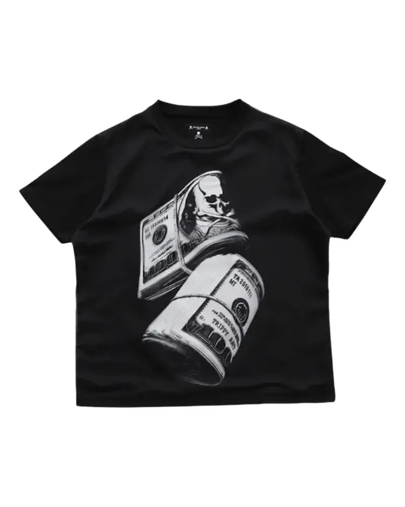 Mastermind Japan x Trippy Mikio Art graphic-print T-shirt - Schwarz Schwarz