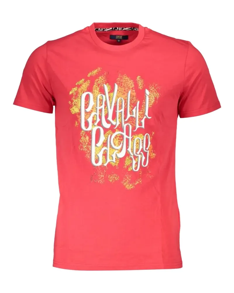 Roberto Cavalli graphic-print T-shirt - Rot Rot