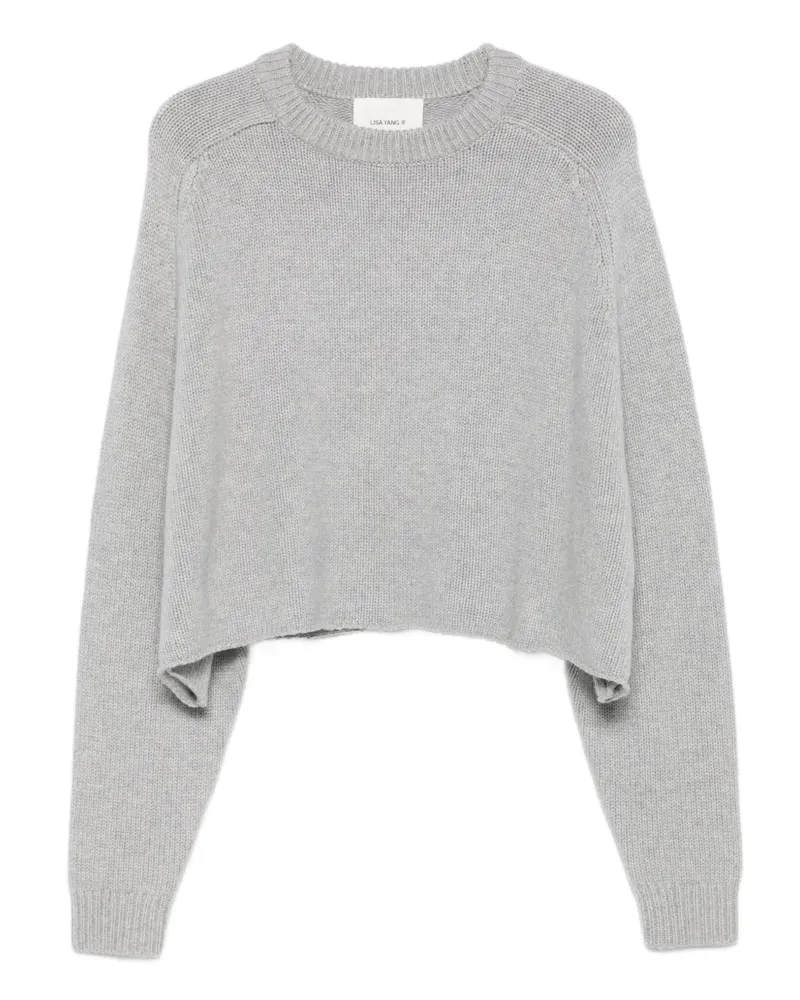 Lisa Yang Pullover mit rundem Ausschnitt - Grau Grau