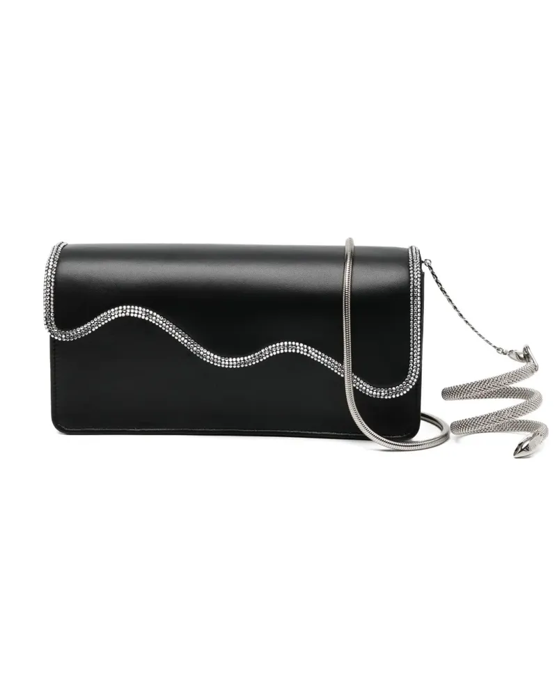 René Caovilla Onda Clutch - Schwarz Schwarz