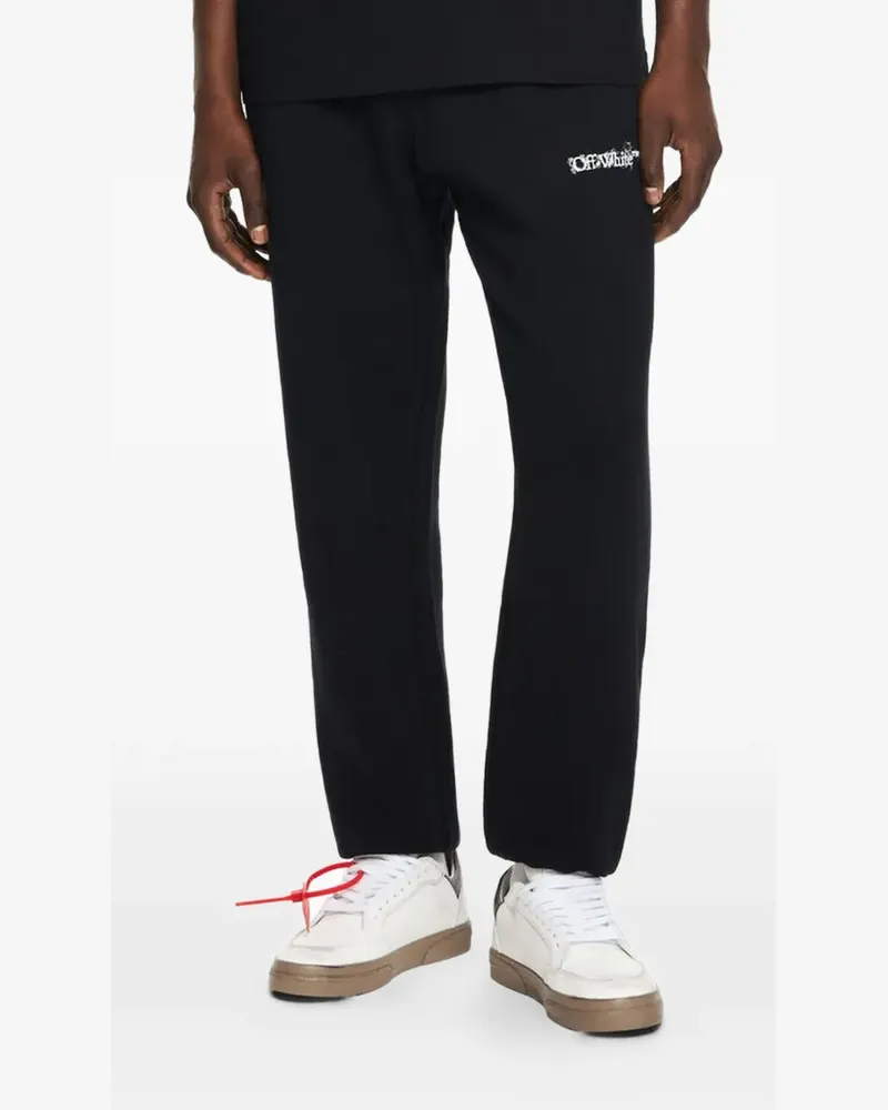 OFF-WHITE Heraldic Arrow Jogginghose mit Umschlag - Weiß Weiß