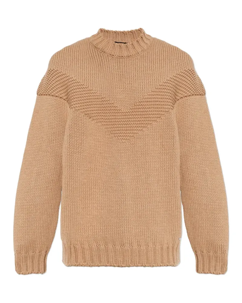 Dsquared2 chevron-knit sweater - Nude Nude