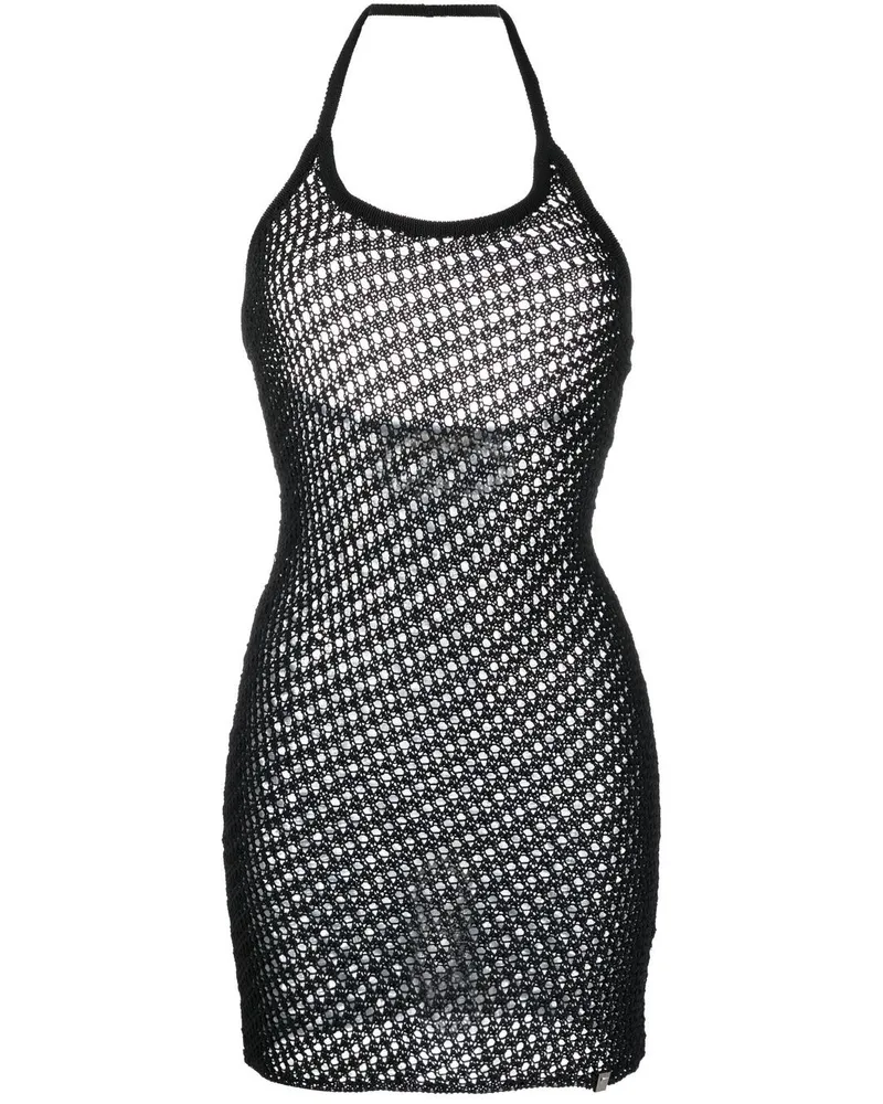 1017 ALYX 9SM Kurzes Häkelkleid - Schwarz Schwarz