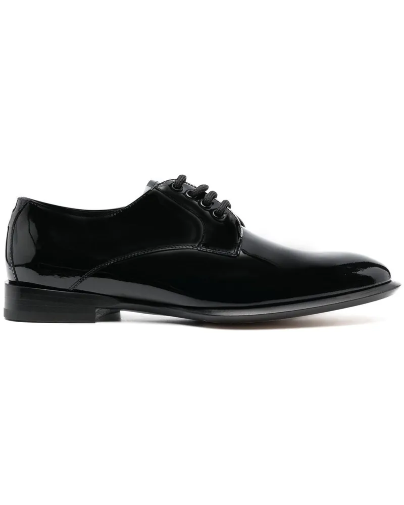 Alexander McQueen Oxford-Schuhe aus Lackleder - Schwarz Schwarz
