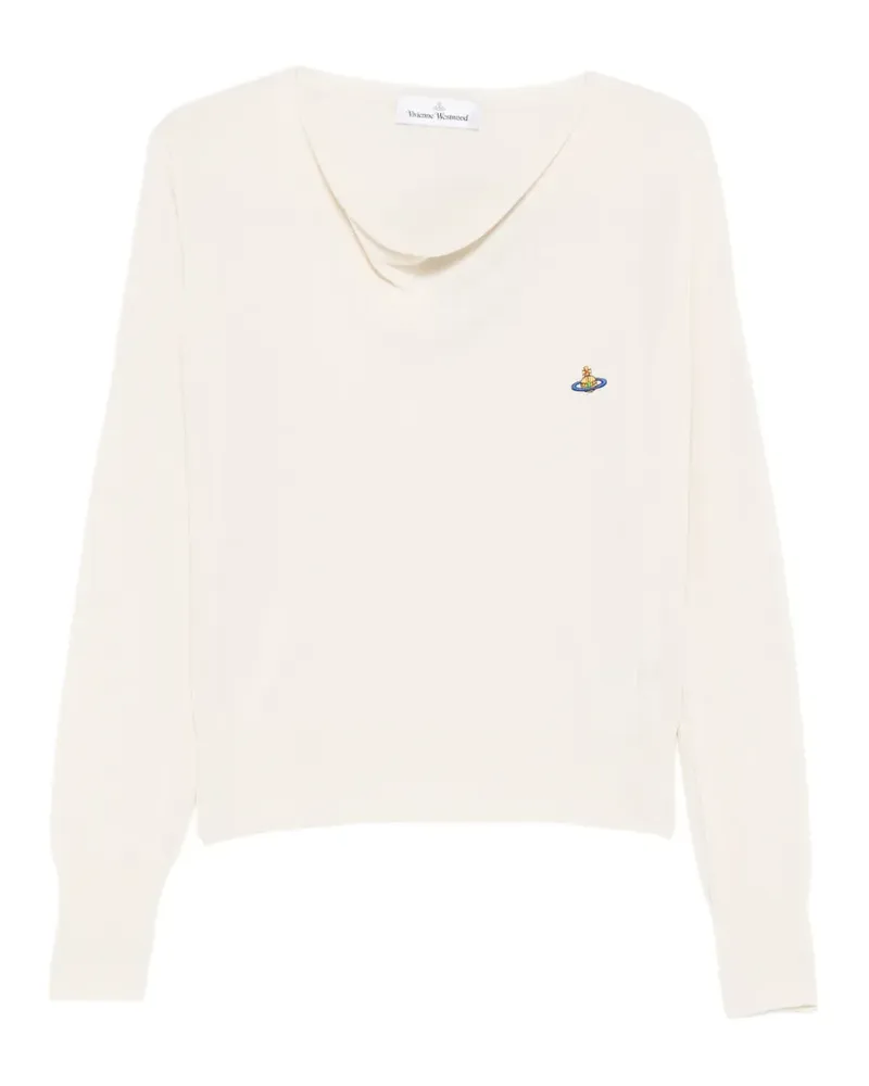 Vivienne Westwood logo-embroidered sweatshirt - Nude Nude