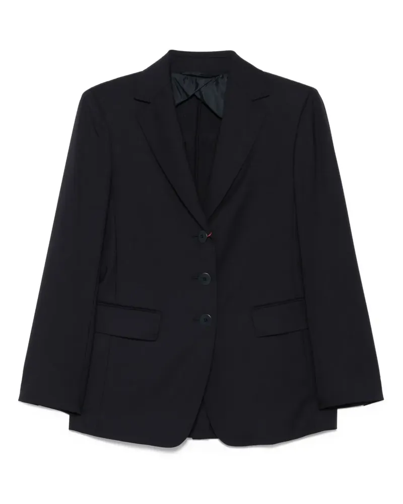 Max Mara Langärmeliger Blazer mit drei Knöpfen - Blau Blau