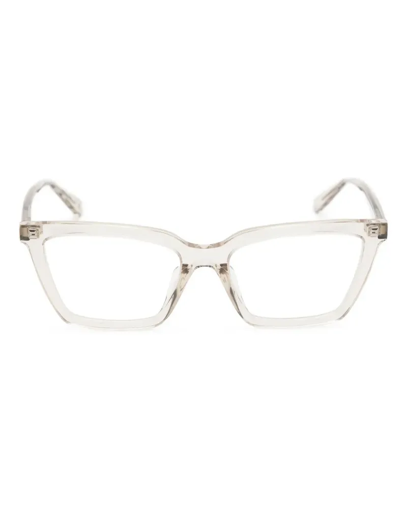 Saint Laurent square-frame glasses - Weiß Weiß
