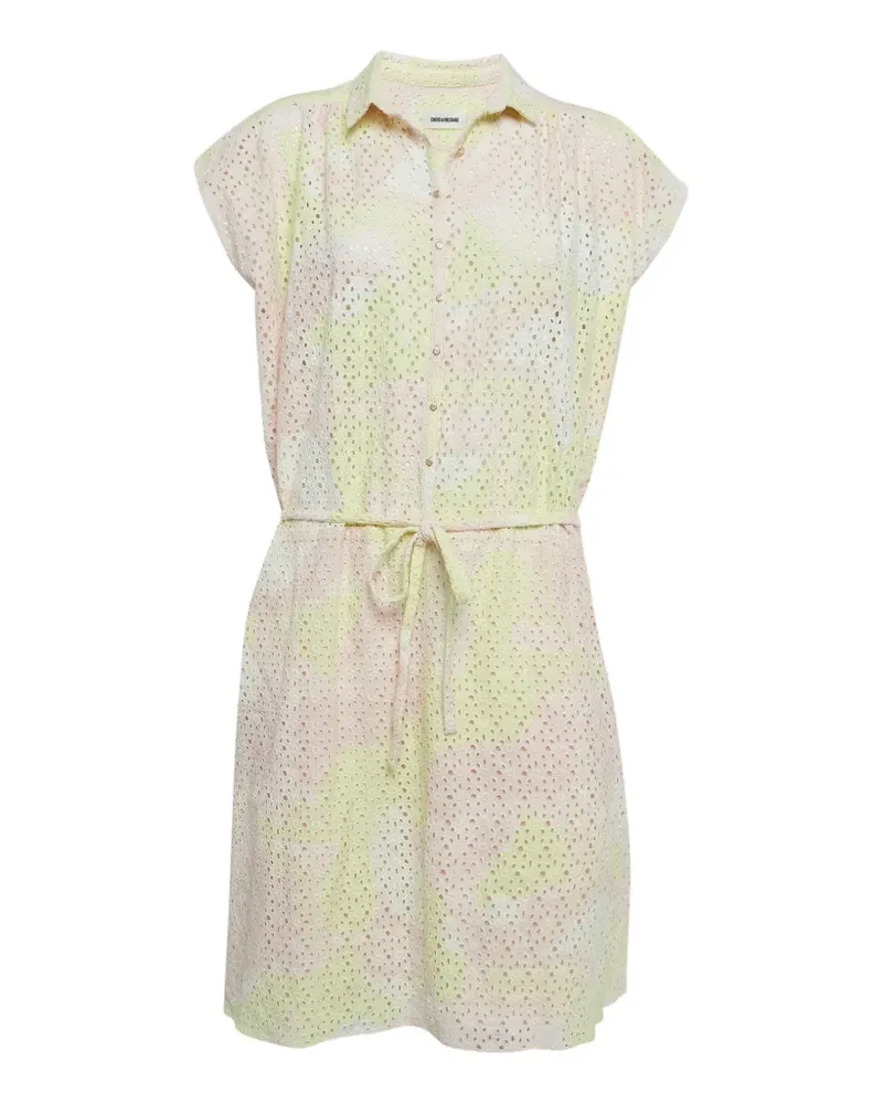 Zadig & Voltaire Minikleid mit Lochstickerei - Rosa Rosa