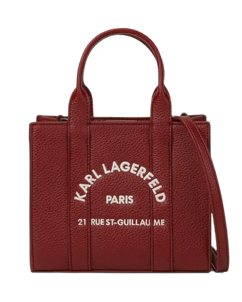 Karl Lagerfeld Rue St-Guillaume Mini-Tote Bag - Rot Rot