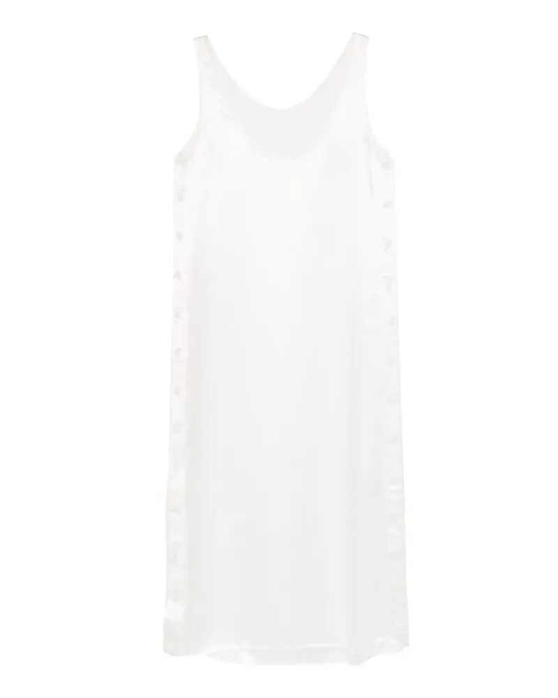 Cynthia Rowley Breakaway Kleid mit Druckknopf - Weiß Weiß