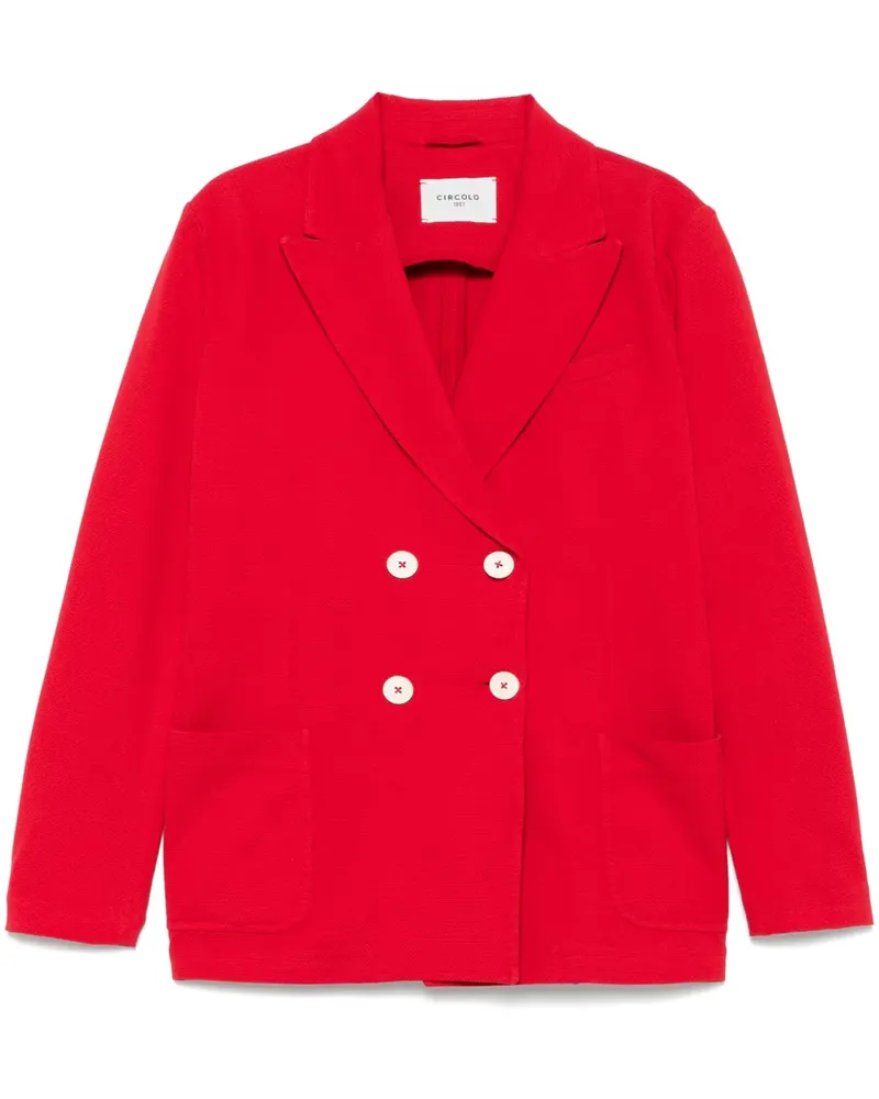 CIRCOLO 1901 Doppelreihiger Blazer - Rot Rot