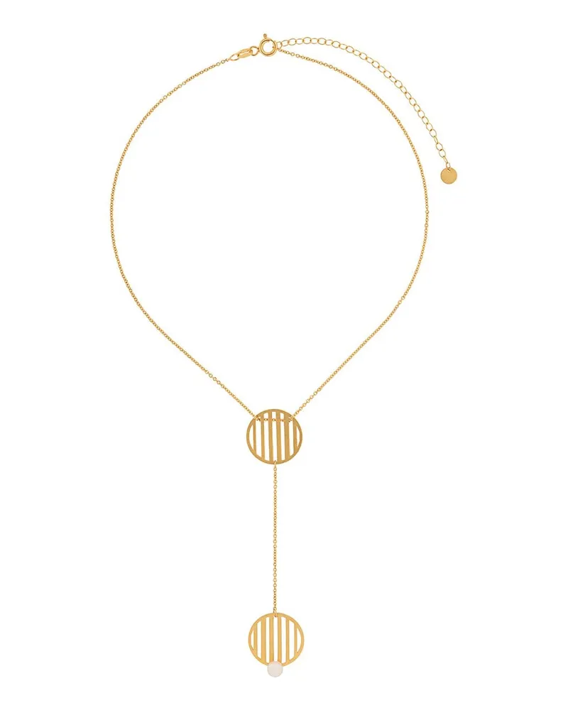 HSU JEWELLERY Double Circle' Halskette Gold