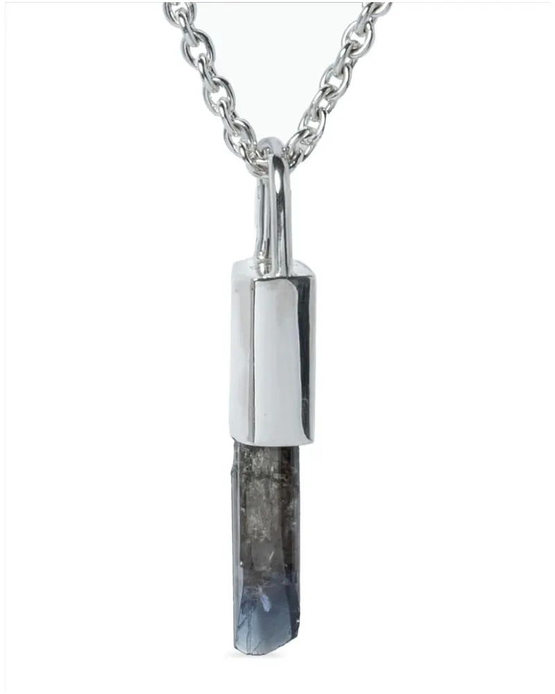 Parts Of Four Talisman Halskette mit Tansanit-Anhänger - Silber Silber