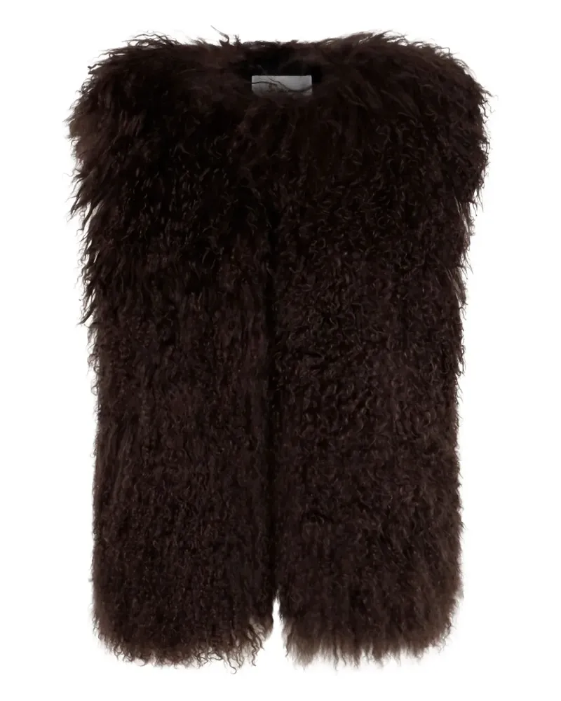 Yves Salomon Langer Jumpsuit - Braun Braun
