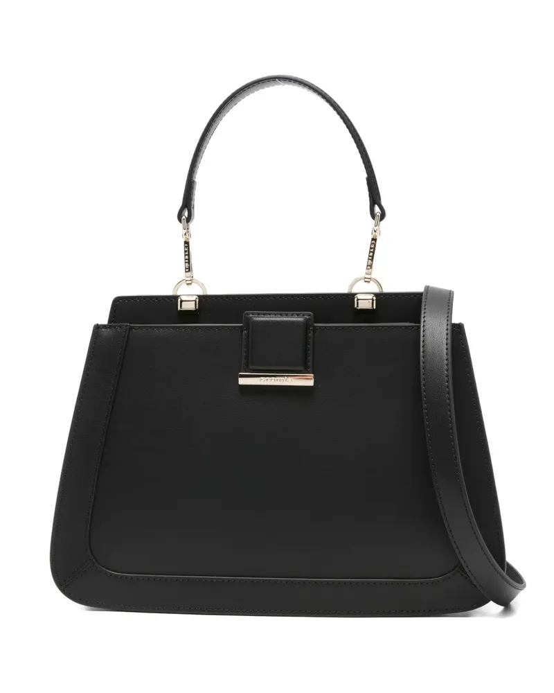 Cromia Marika leather tote bag - Schwarz Schwarz