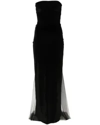 ATU Body Couture Samtkleid mit Schleife Schwarz