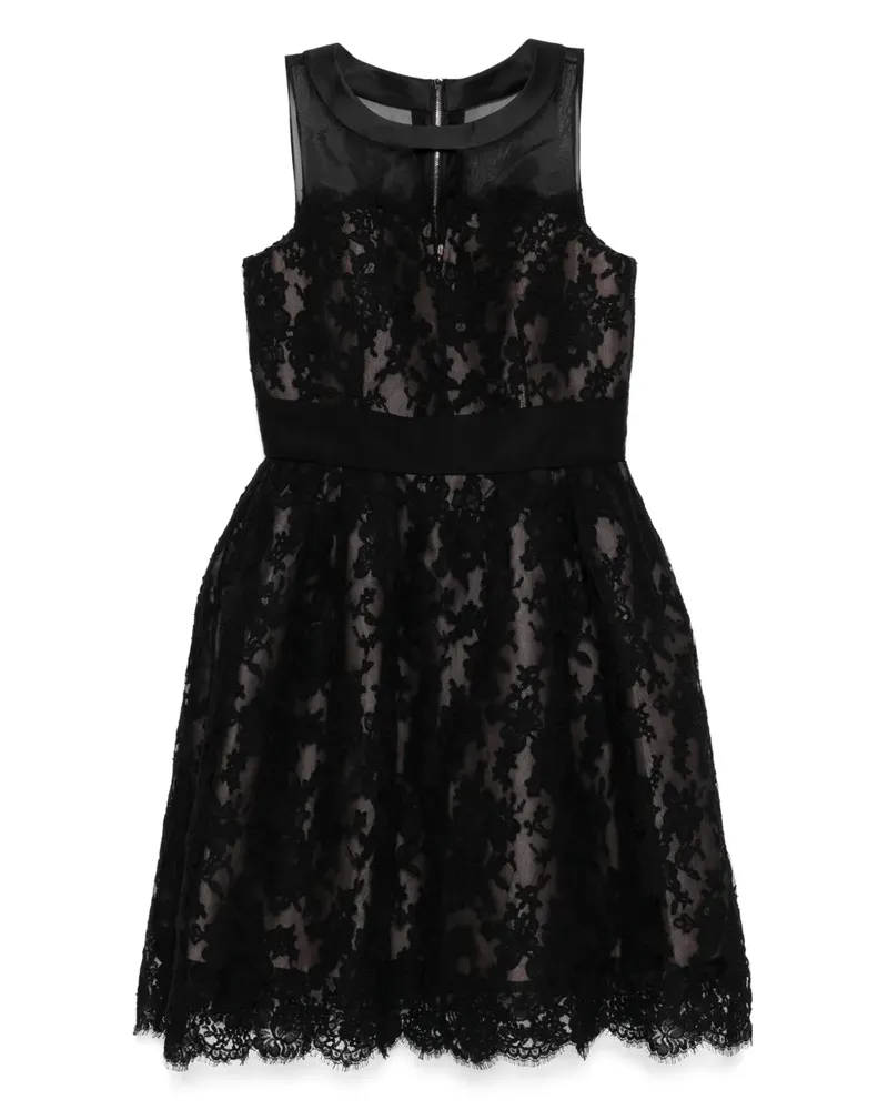 Dice Kayek Minikleid aus Spitze - Schwarz Schwarz