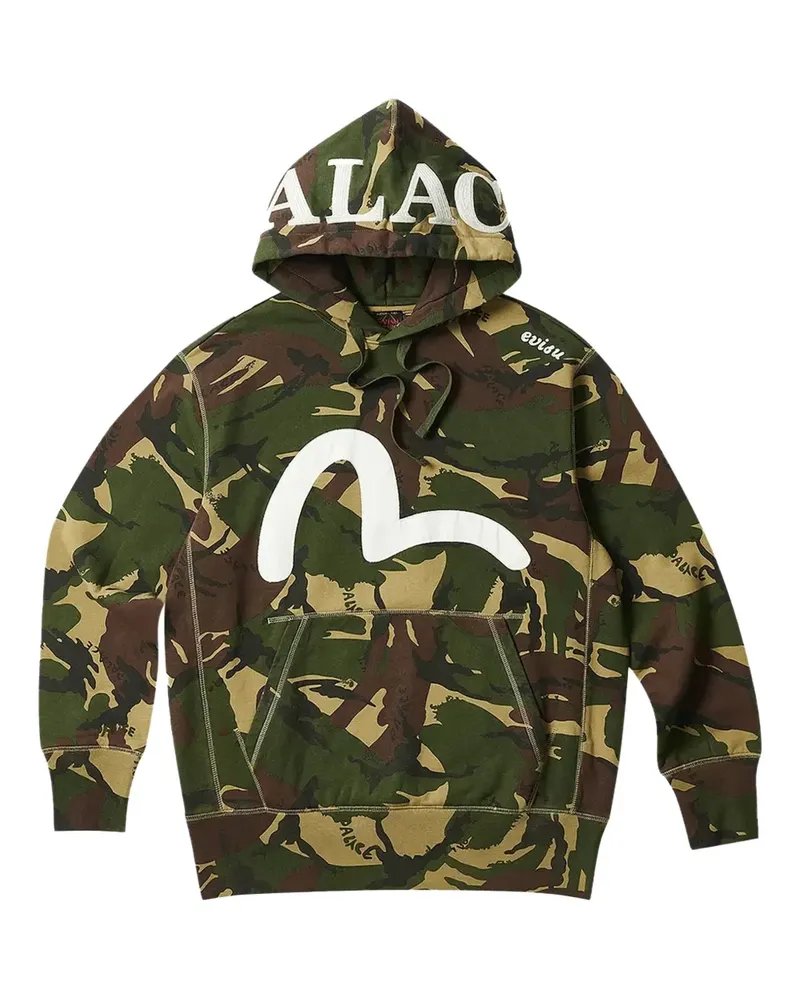 PALACE x Evisu Seagull Hoodie - Grün Grün