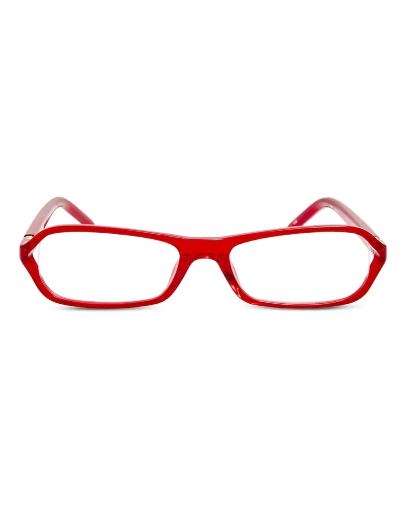 Jacquemus rectangle-frame glasses - Rot Rot