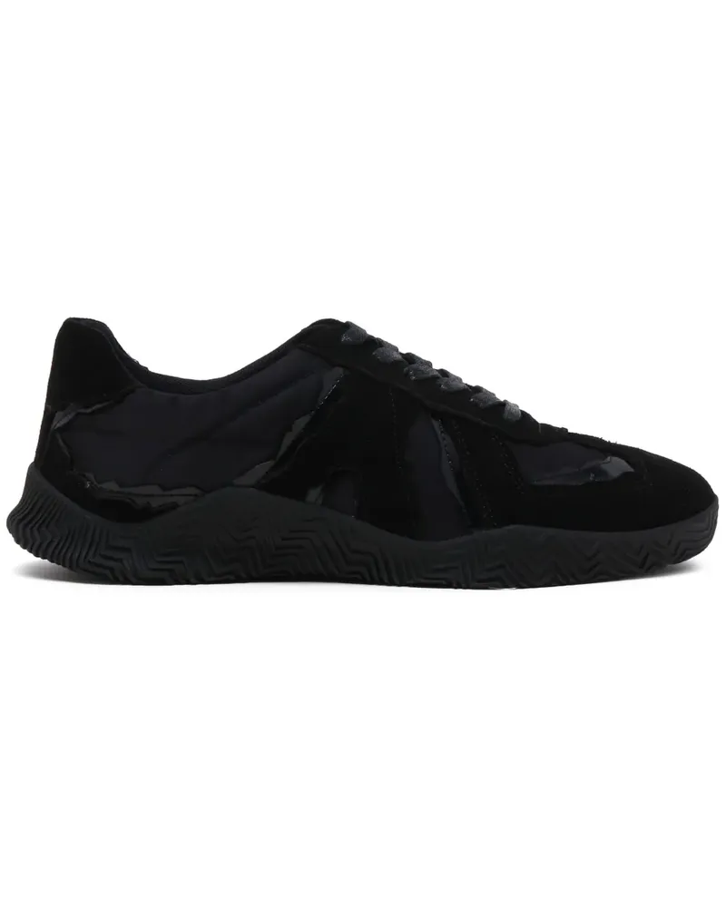Yohji Yamamoto Gesteppte Sneakers - Schwarz Schwarz