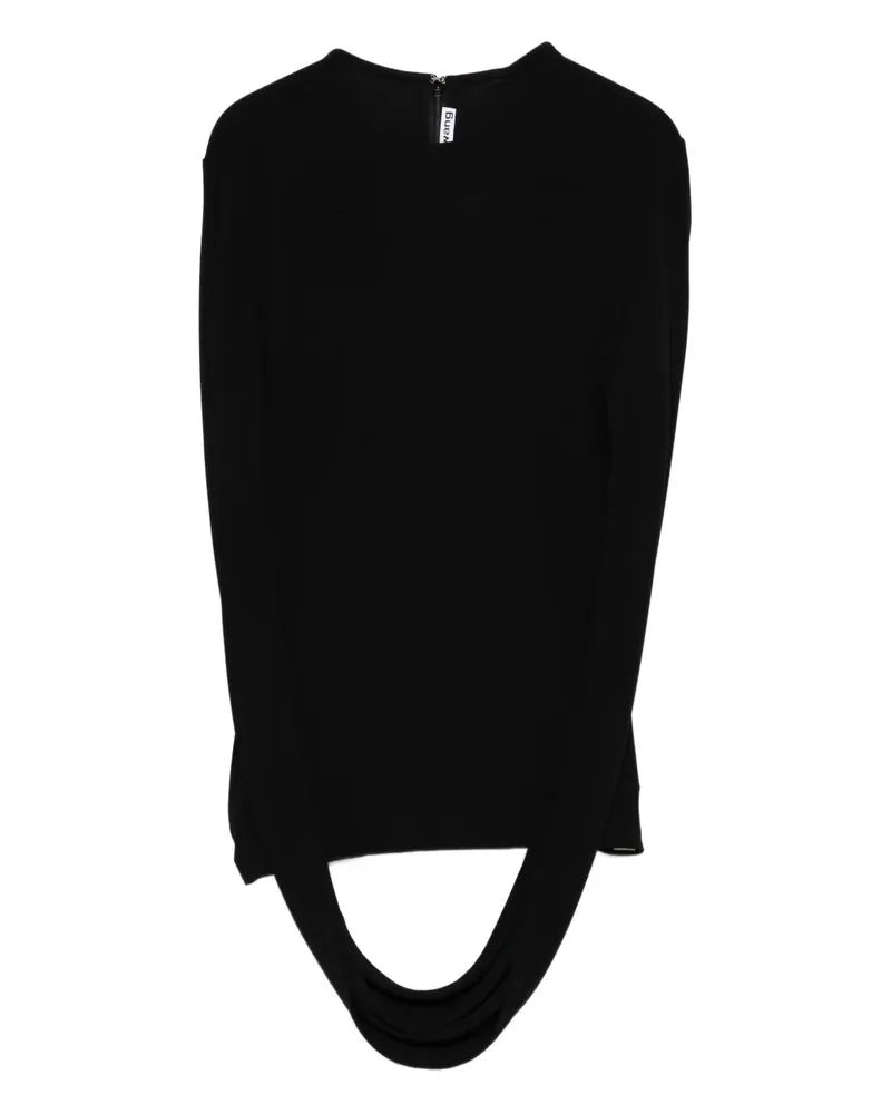 Alexander Wang Drapierte Bluse - Schwarz Schwarz