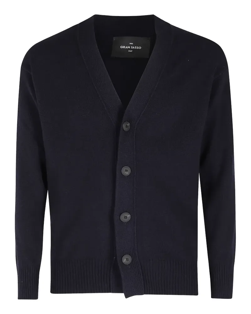 Gran Sasso button-up knit cardigan - Blau Blau