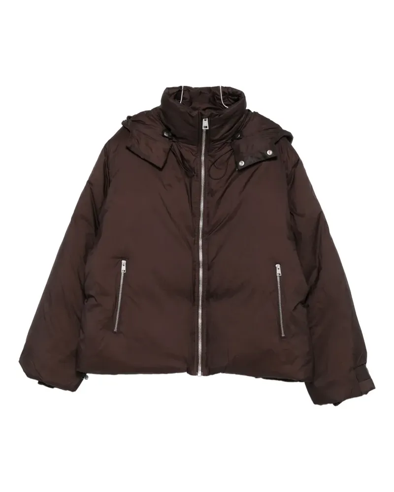Études Studio zip-front hooded jacket - Braun Braun