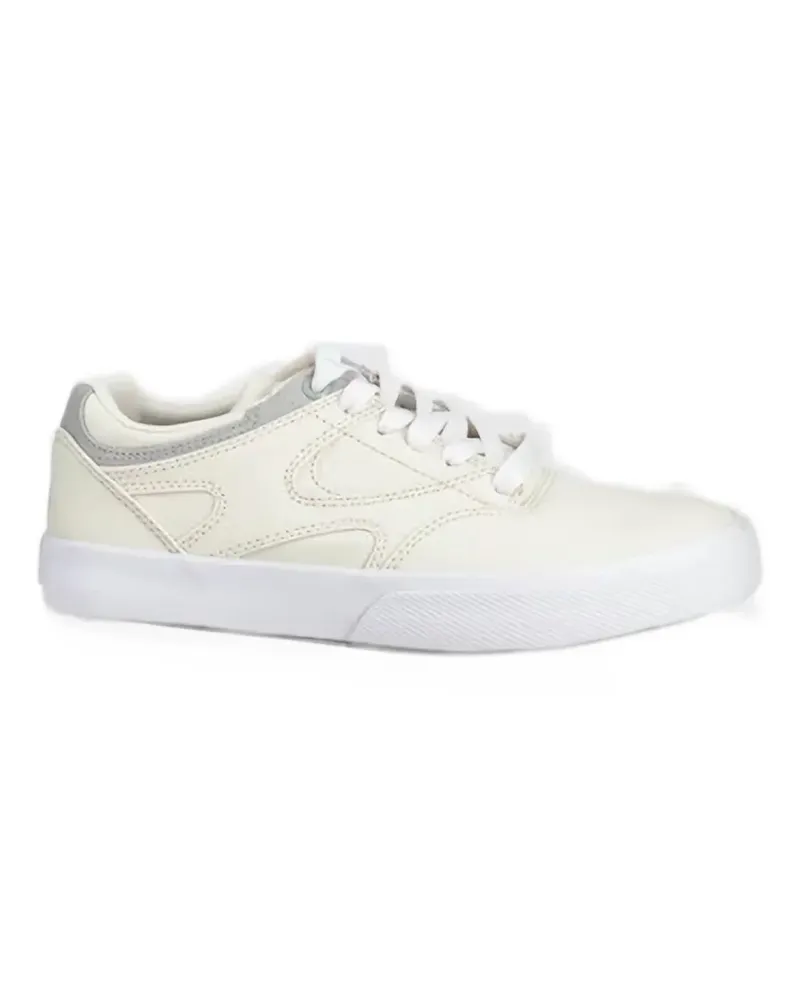 DC Shoes Kalis Vulc logo-patch panelled sneakers - Nude Nude