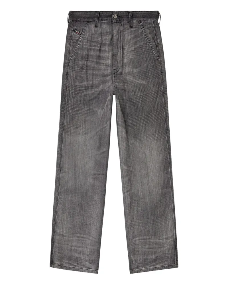 Diesel slant pockets straight jeans - Grau Grau