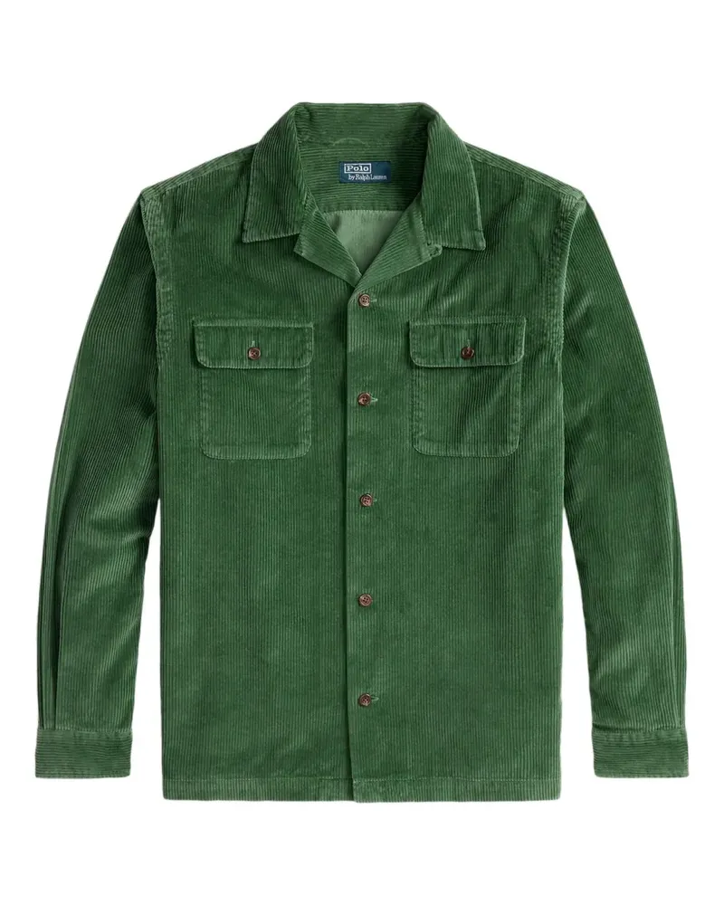 Ralph Lauren Langärmeliges Cordhemd - Grün Grün