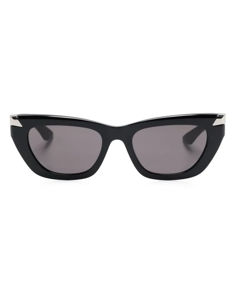 Alexander McQueen Punk Sonnenbrille - Schwarz Schwarz
