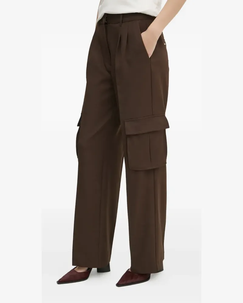 Guess Cargohose mit Falten - Braun Braun
