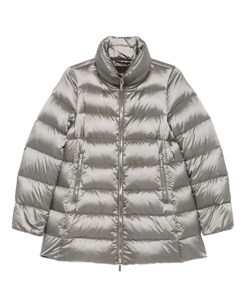 MOORER quilted high-neck jacket - Silber Silber