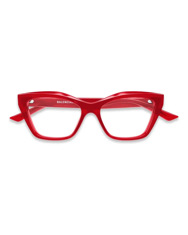 Balenciaga Cat-Eye-Brille - Rot Rot