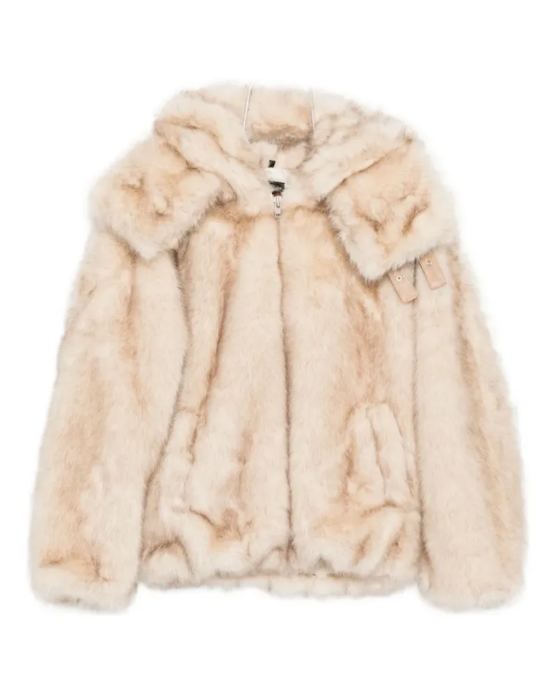 KidSuper faux-fur jacket - Nude Nude