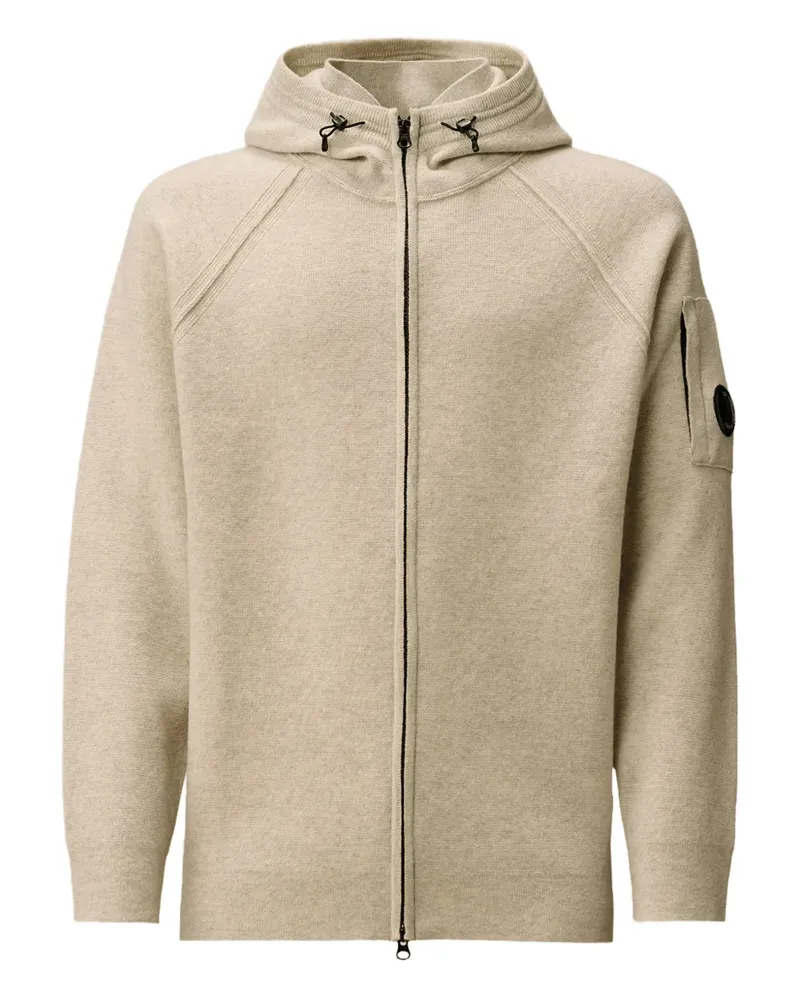 C.P. Company Kapuzenjacke mit Reißverschluss - Nude Nude